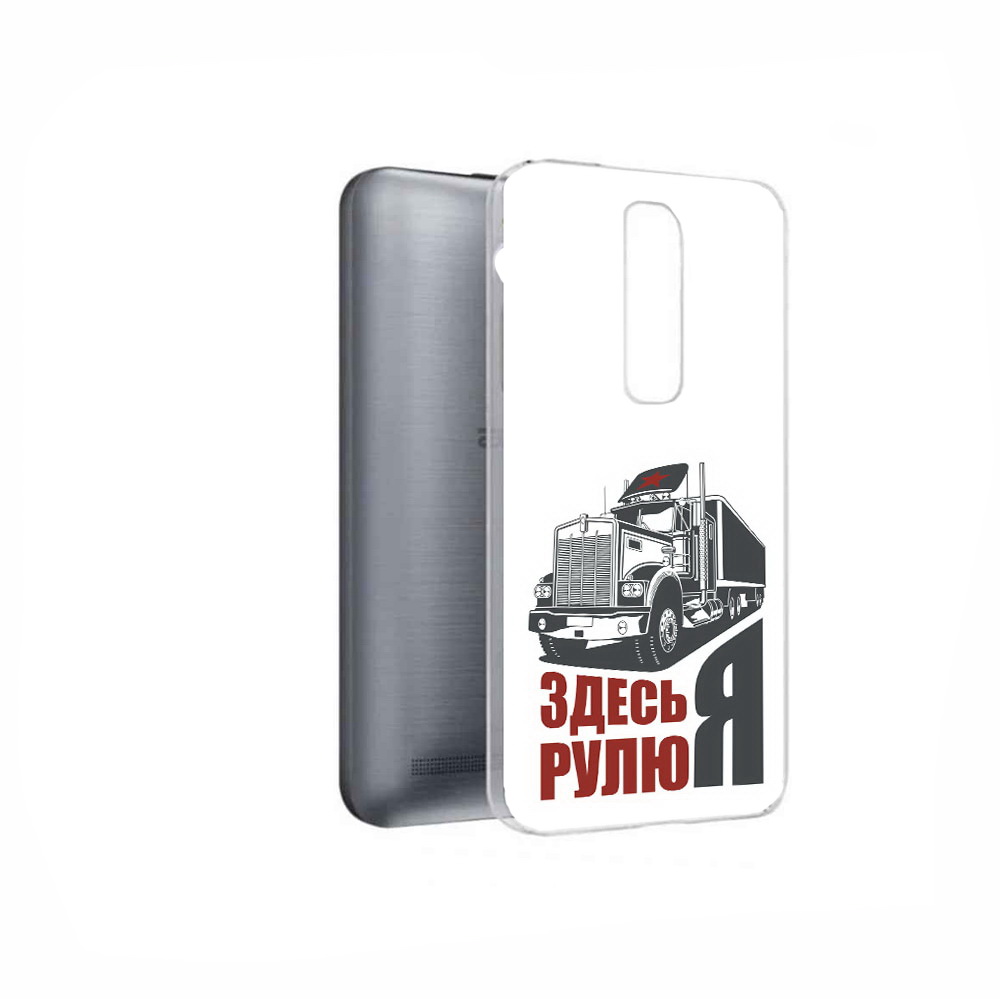 

Чехол MyPads Tocco для Asus ZenFone 2 Laser (ZE601KL) здесь я рулю, Прозрачный, Tocco