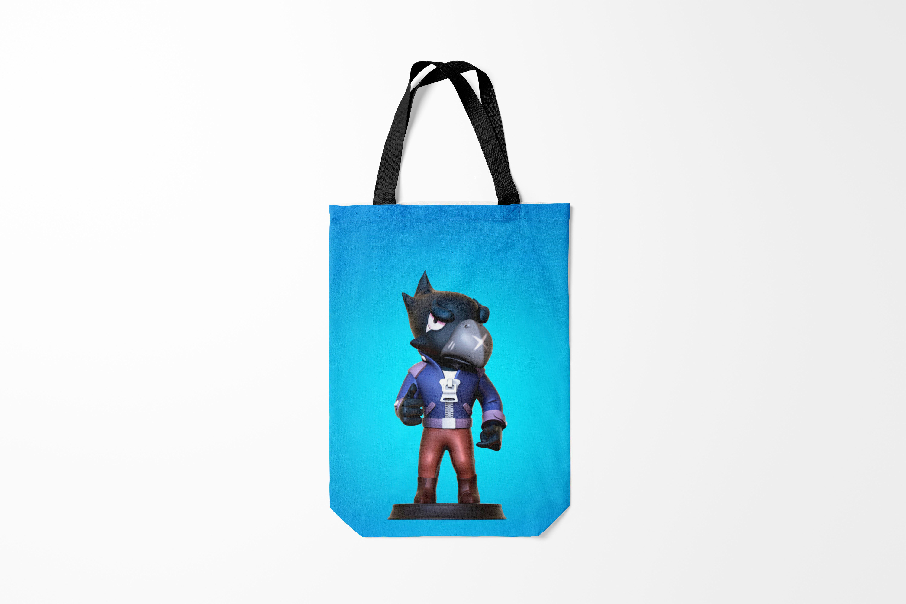 

Сумка шoппер унисекс Burnettie Brawl Stars Crow,, Brawl Stars Crow