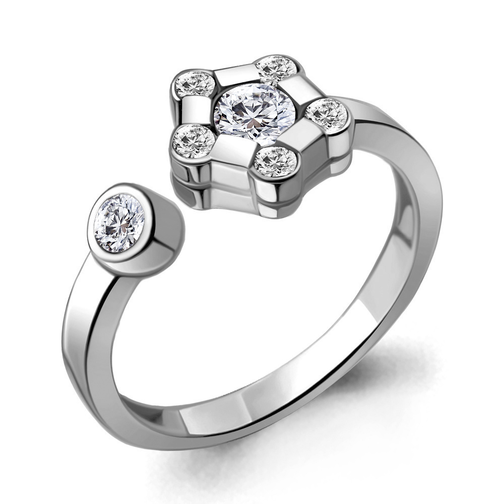 

Кольцо из серебра р. 19 AQUAMARINE 68830А_925_р, 68830А_925_р