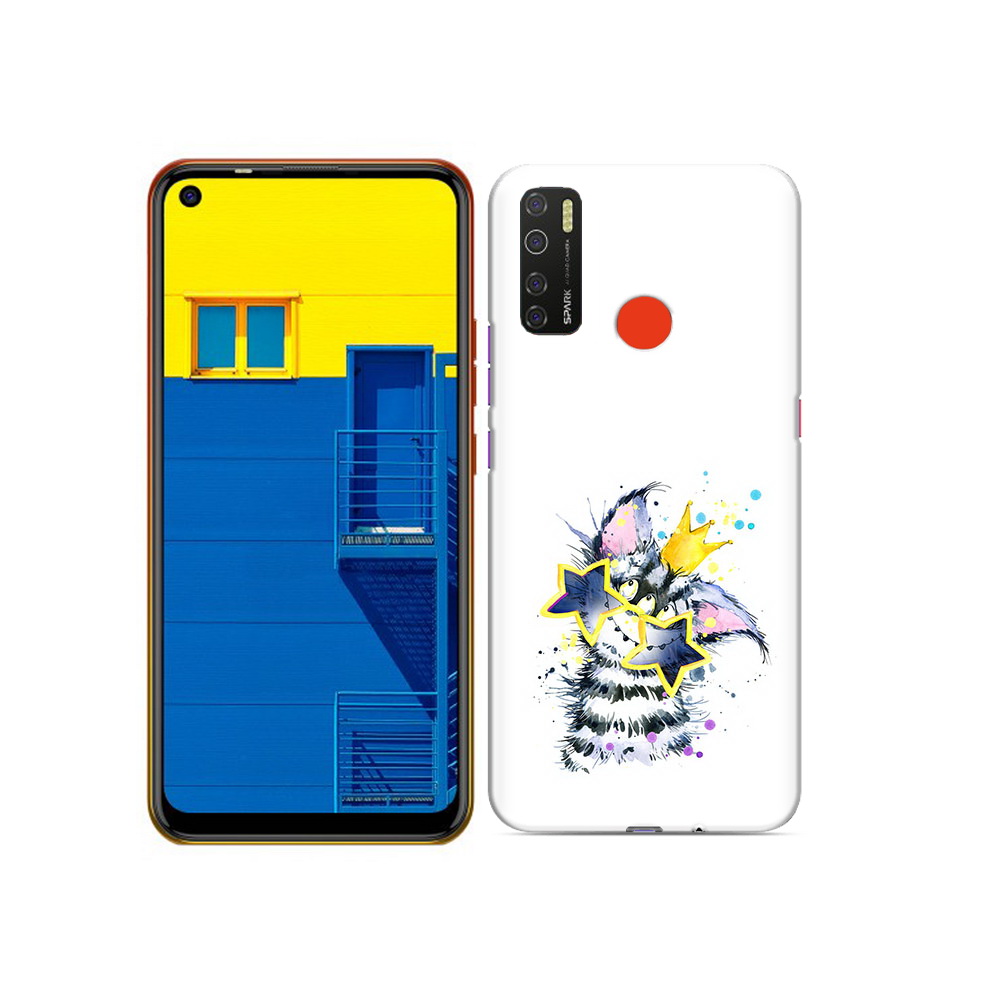 

Чехол MyPads Tocco для Tecno Spark 5 Мартовский Нуся, Tocco