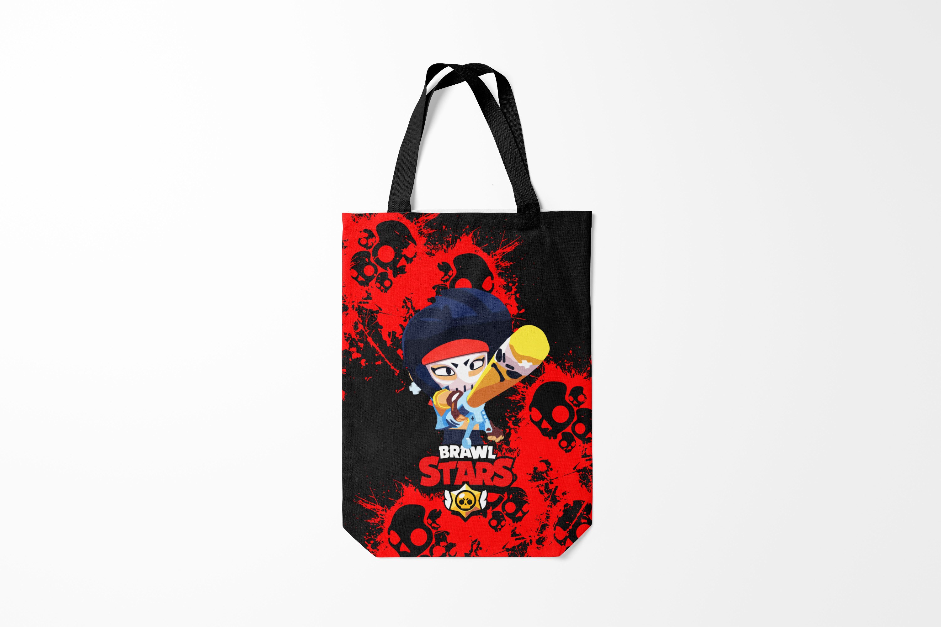 

Сумка шoппер унисекс Burnettie Brawl Stars BibiLante,, Brawl Stars BibiLante