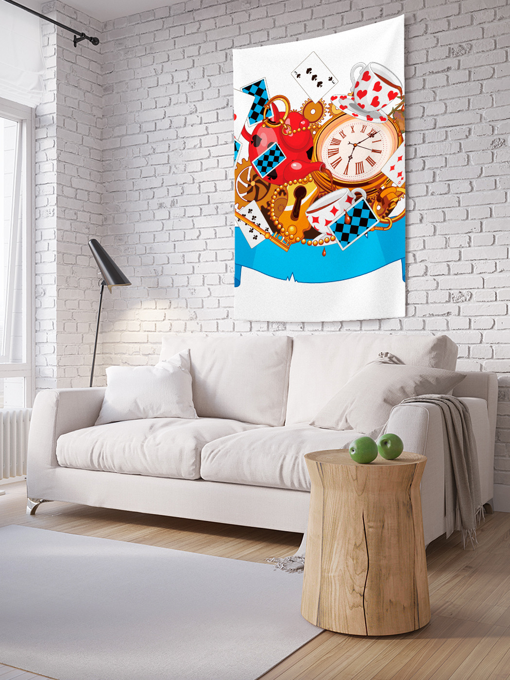 

Вертикальное фотопанно на стену JoyArty Время карт 100x150 см, Время карт