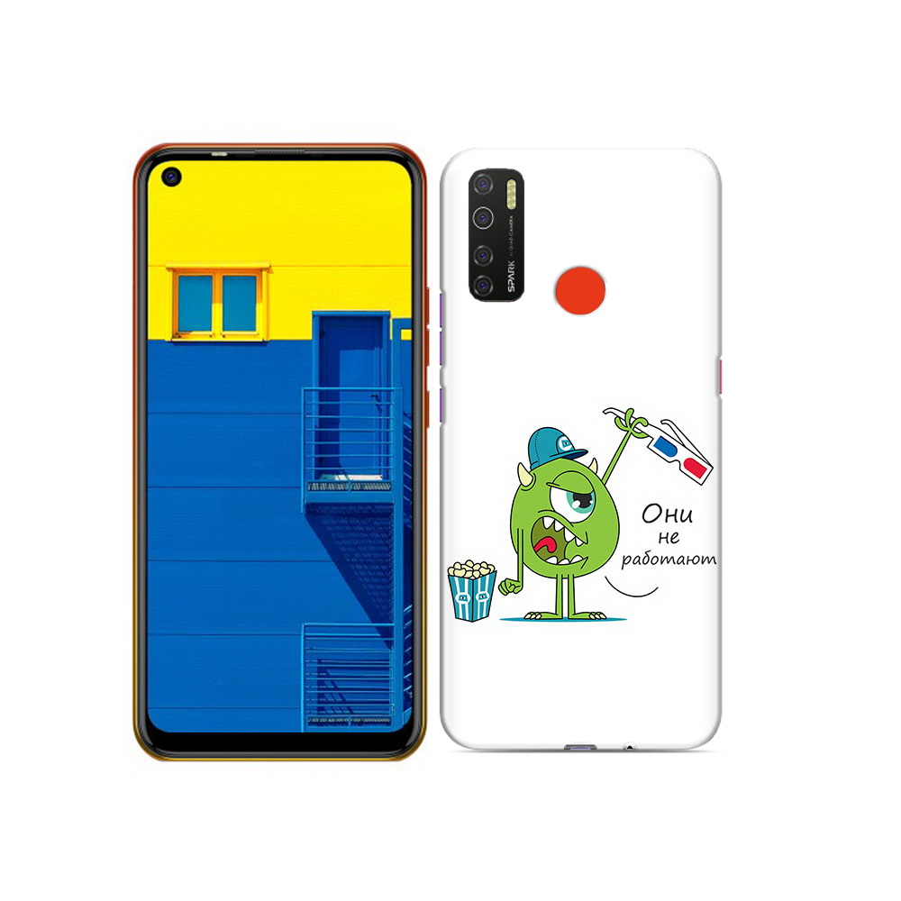 

Чехол MyPads Tocco для Tecno Spark 5 Очки не работают, Tocco