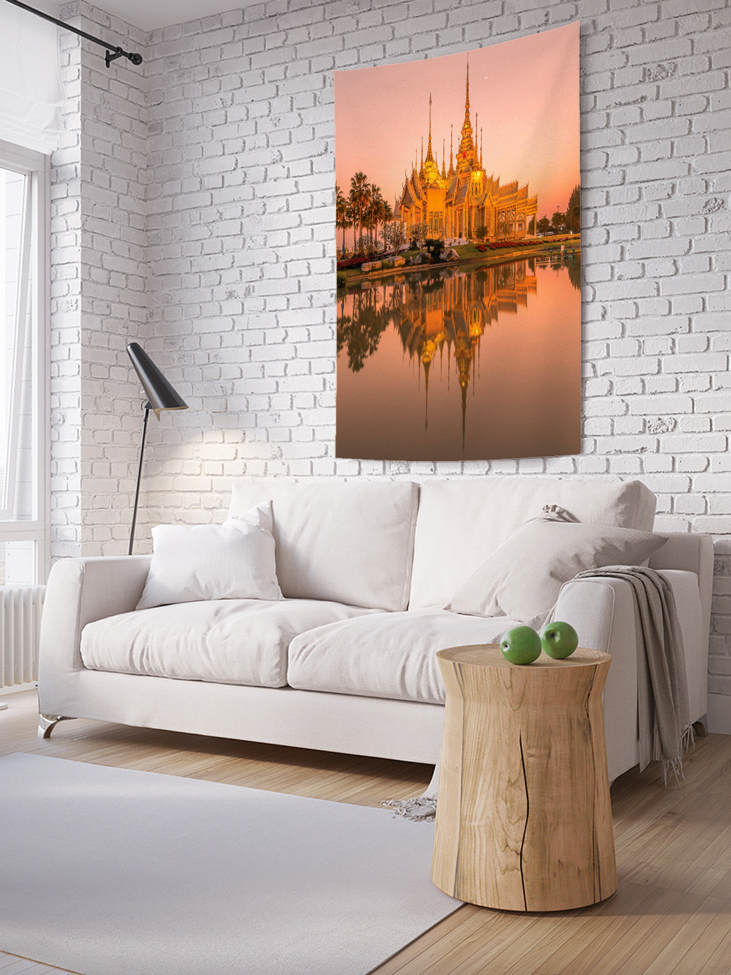 

Вертикальное фотопанно на стену JoyArty Индийский дворец 100x150 см, Индийский дворец