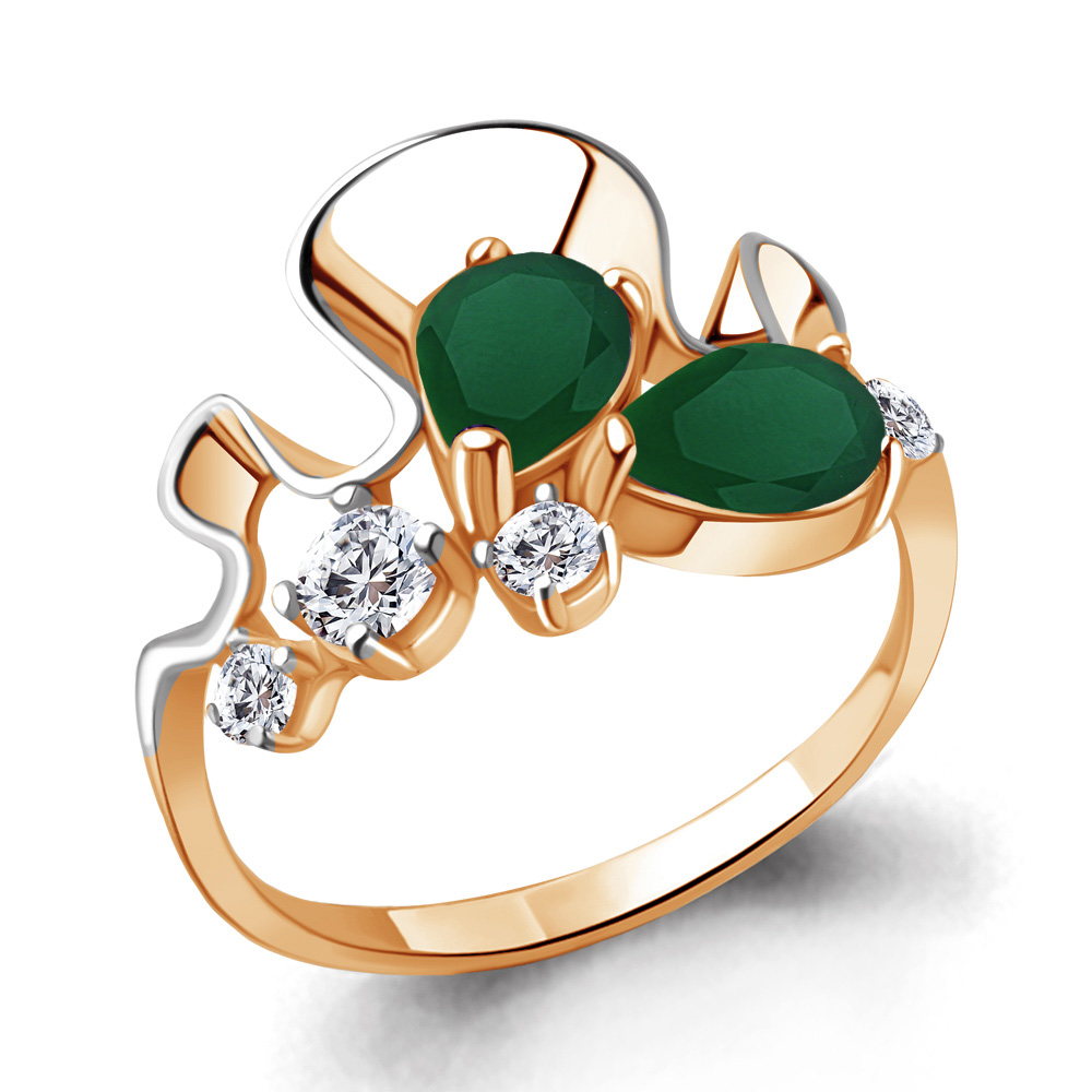 

Кольцо из серебра р. , AQUAMARINE 6936809А_925_з, 6936809А_925_з