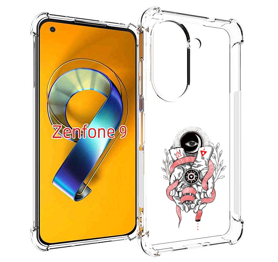 

Чехол MyPads абстрация связанные руки для Asus Zenfone 9 (AI2202), Прозрачный, Tocco