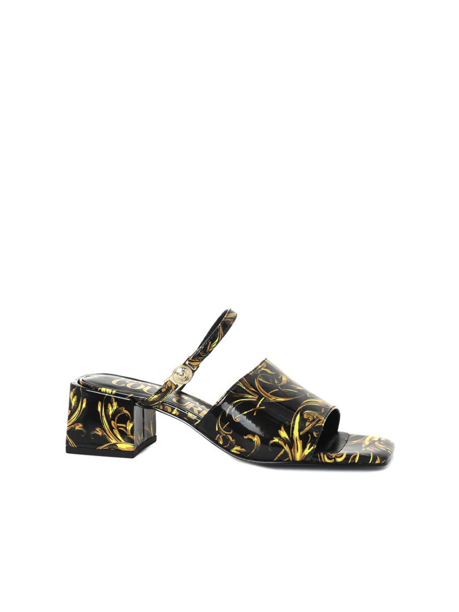 

Босоножки женские Versace Jeans Couture 72VA3S33 черные 37 EU, 72VA3S33