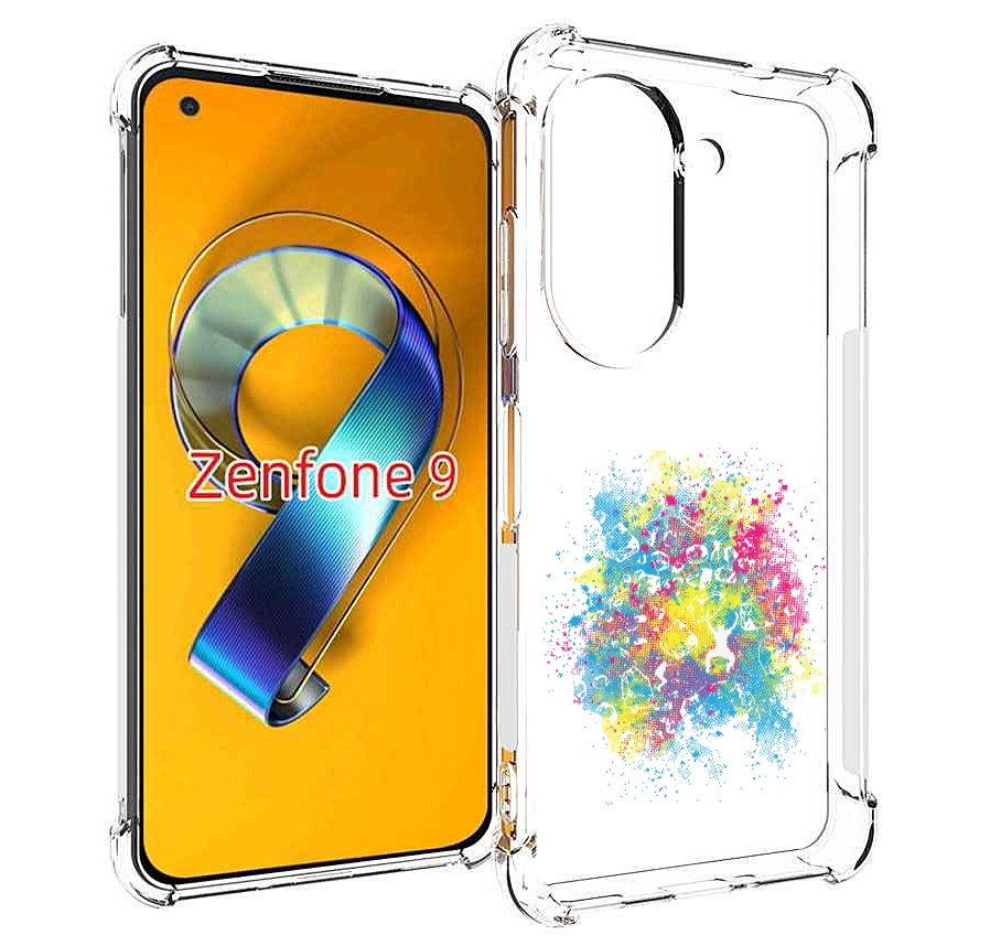 

Чехол MyPads акварель абстракция для Asus Zenfone 9 (AI2202), Прозрачный, Tocco