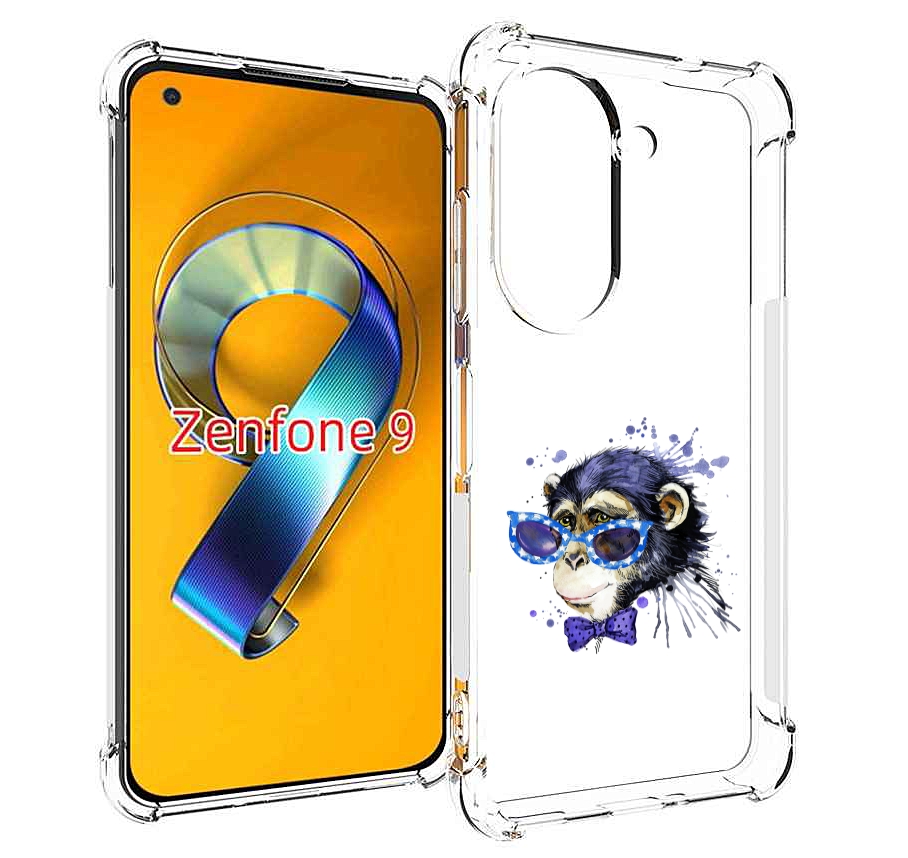 

Чехол MyPads акварельная обезьяна для Asus Zenfone 9 (AI2202), Прозрачный, Tocco