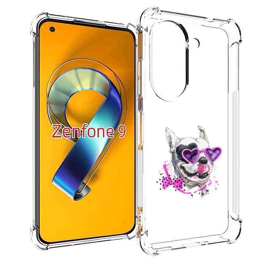 

Чехол MyPads акварельный пёс для Asus Zenfone 9 (AI2202), Прозрачный, Tocco