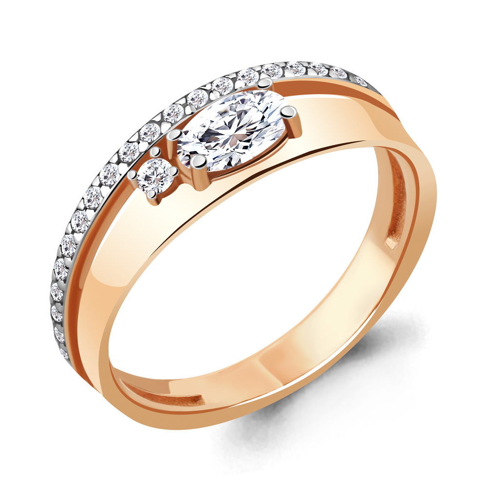 

Кольцо из серебра р. 17,5 AQUAMARINE 68924А_925_з, 68924А_925_з