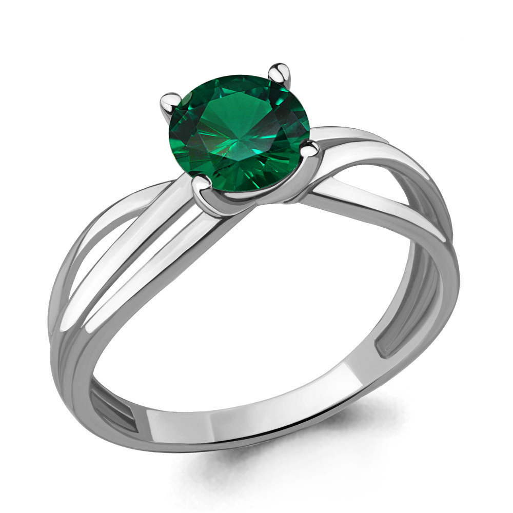 

Кольцо из серебра р. 18 AQUAMARINE 64001П_925_р, 64001П_925_р