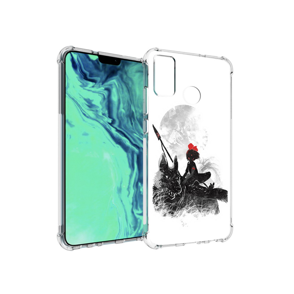 

Чехол MyPads Tocco для Huawei 9X Lite мононоке, Прозрачный, Tocco