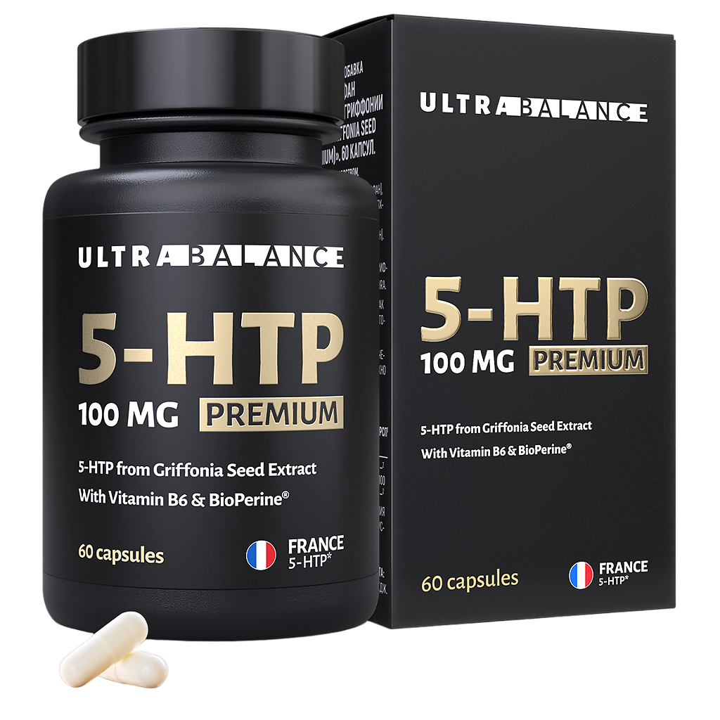 

5-HTP из экстракта семян Гриффонии Premium UltraBalance капсулы по 400 мг 60 шт.