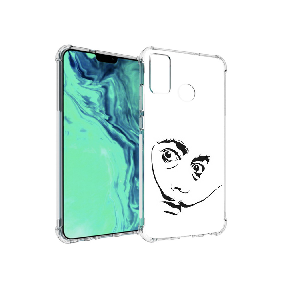 

Чехол MyPads Tocco для Huawei 9X Lite мужчина с длинными усами, Прозрачный, Tocco