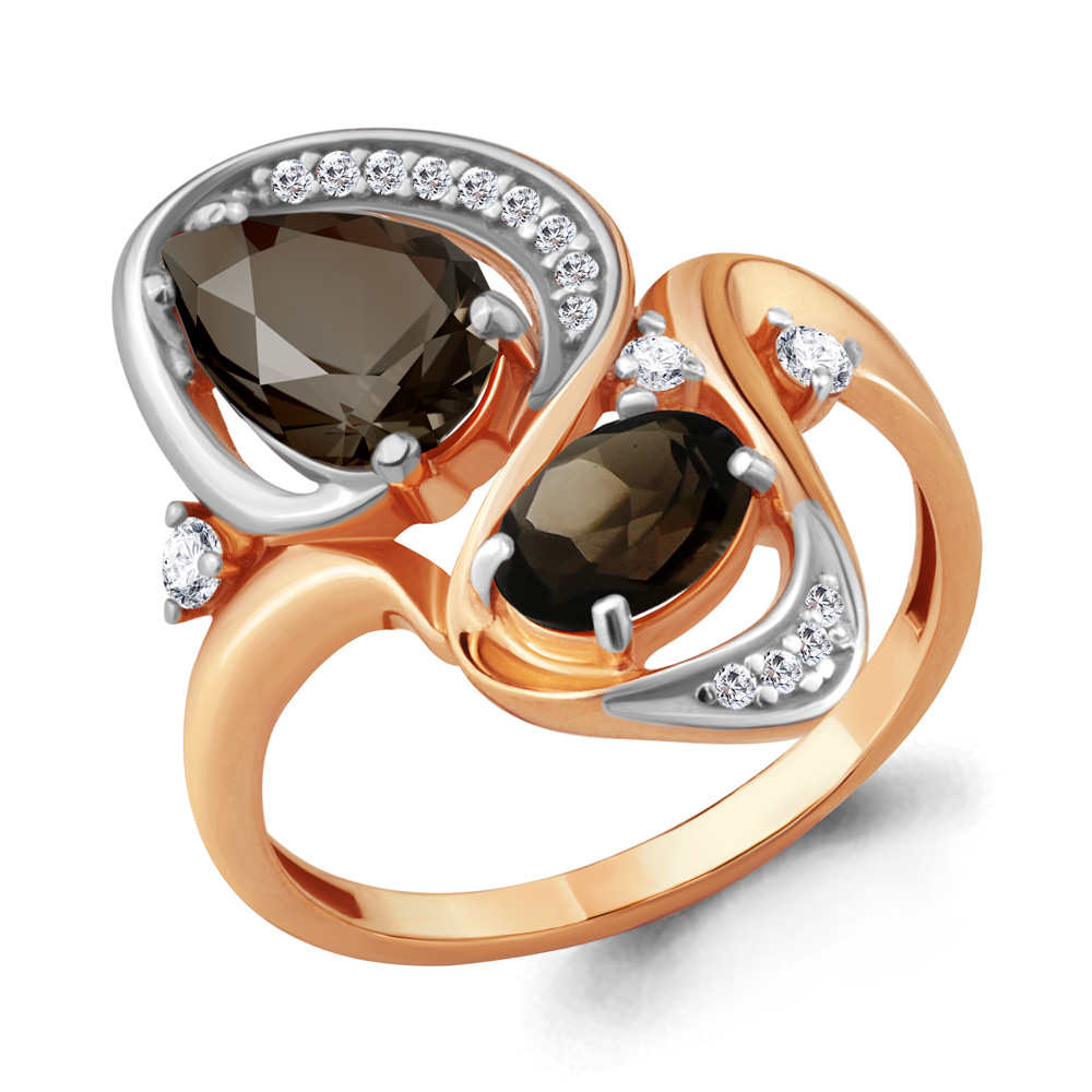 

Кольцо из серебра р.  AQUAMARINE 6907301А_925_з, 6907301А_925_з