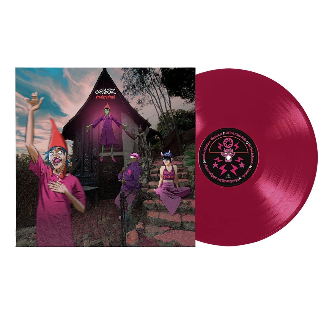 Gorillaz Cracker Island (Red Opaque Plum) (LP)