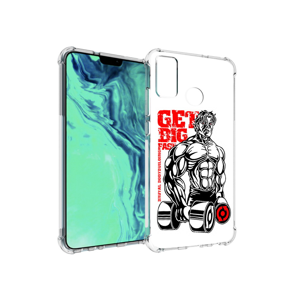 

Чехол MyPads Tocco для Huawei 9X Lite накаченное тело, Прозрачный, Tocco