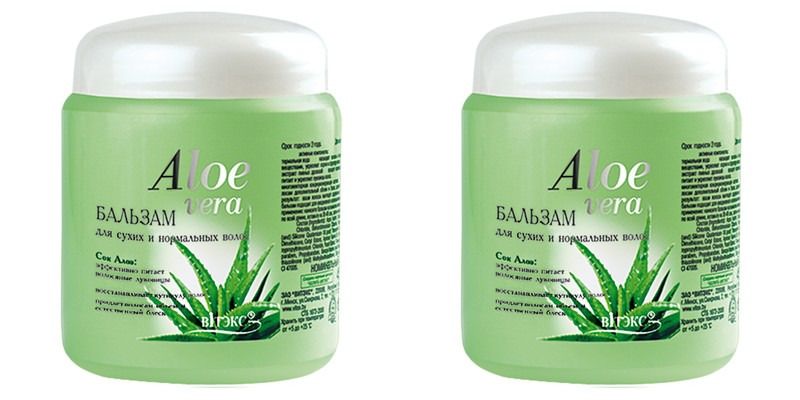 

Бальзам Витэкс для волос Aloe vera 450 мл 2 шт