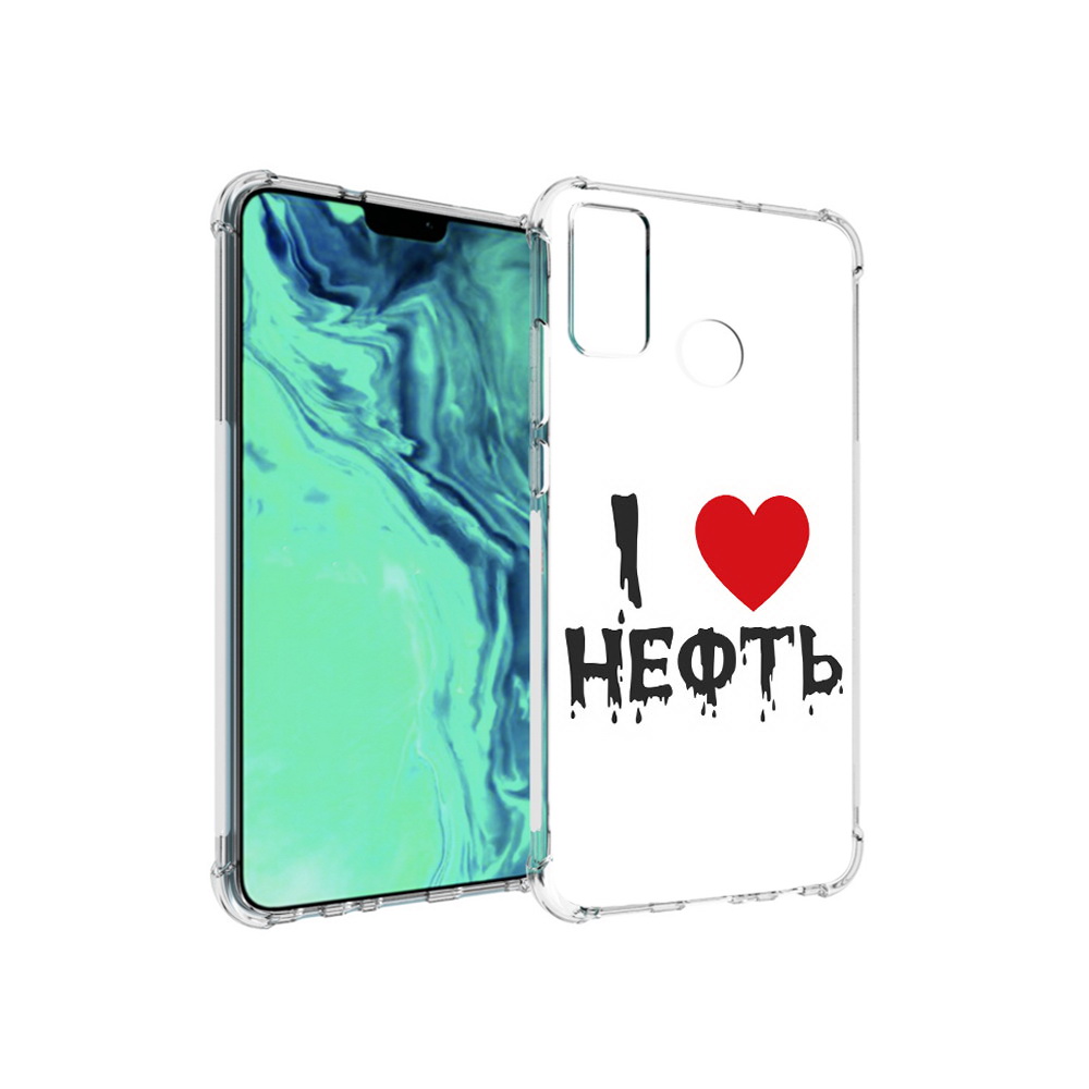 

Чехол MyPads Tocco для Huawei 9X Lite нефть, Прозрачный, Tocco