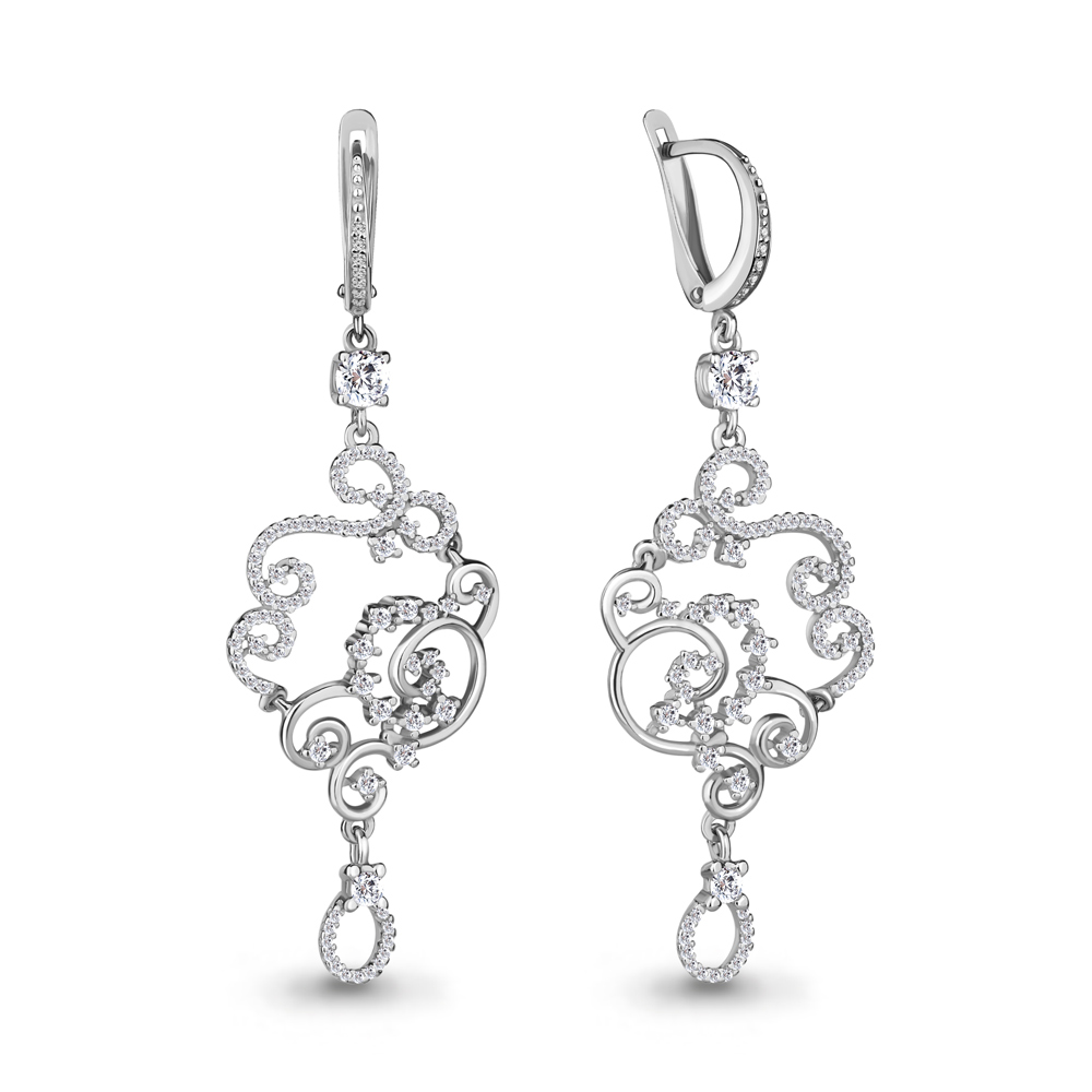 

Серьги из серебра 42825А_925_р, 42825А_925_р