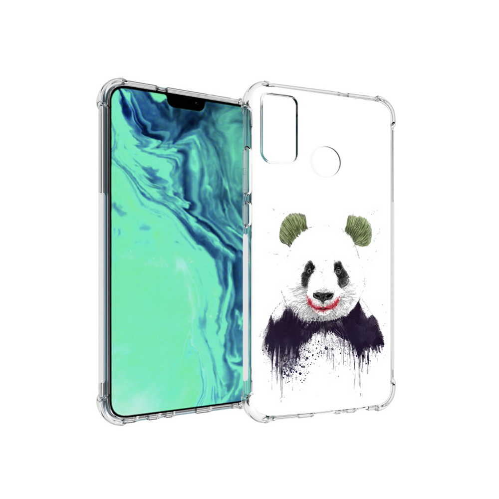 Чехол MyPads Tocco для Huawei 9X Lite панда джокер