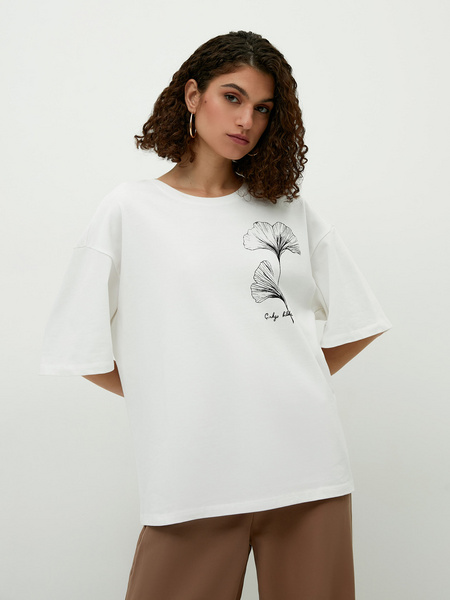 

Футболка женская ZARINA 2264524426-1 белая S, 2264524426-1
