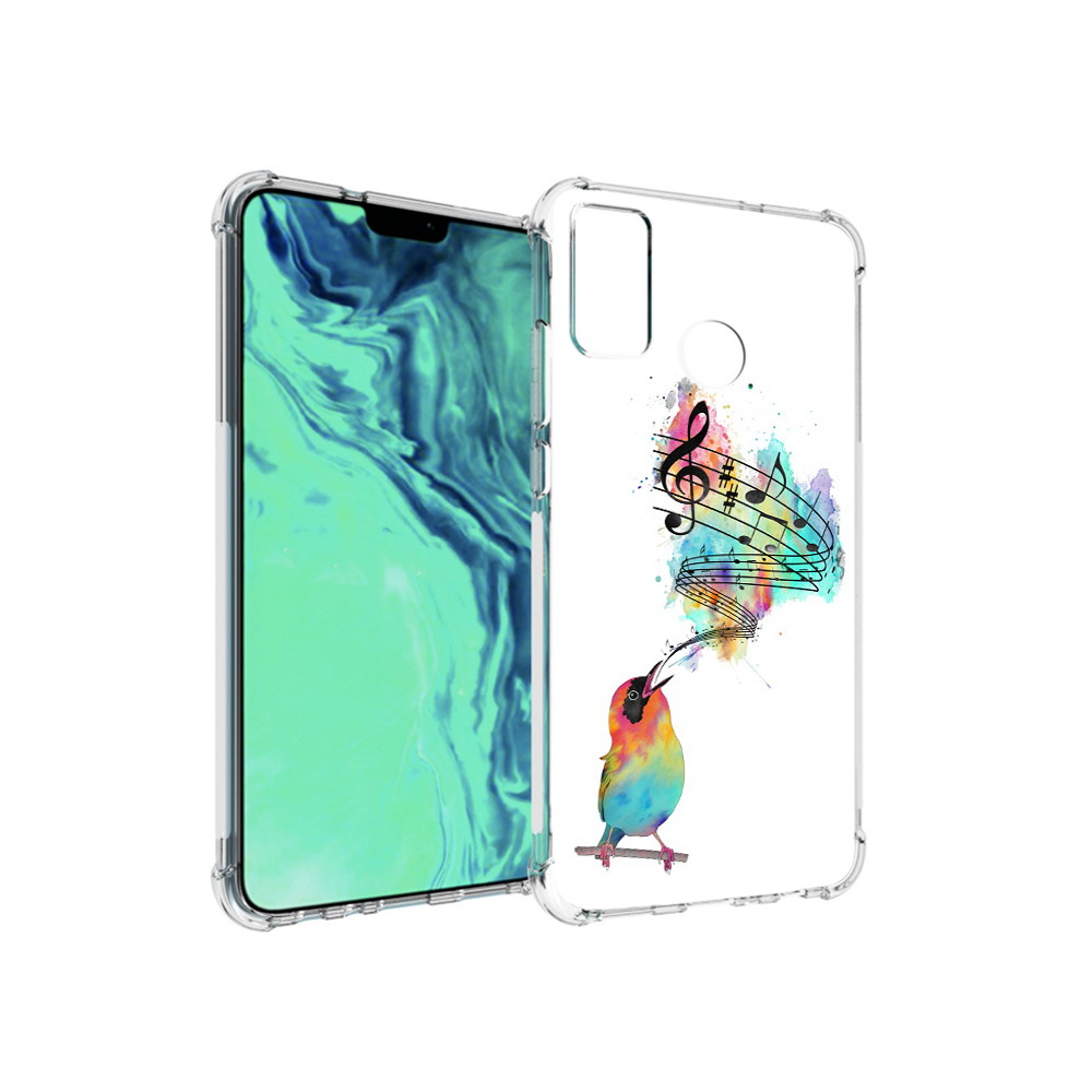 

Чехол MyPads Tocco для Huawei 9X Lite певчая птичка, Прозрачный, Tocco