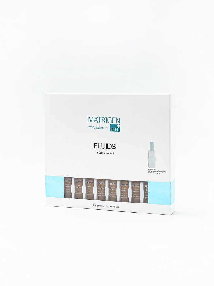 Сыворотка Matrigen T-Zone Control Fluid флюид для мезотерапии матирования и ухода T-зоны легкий флюид spf 50 daily protective fluid