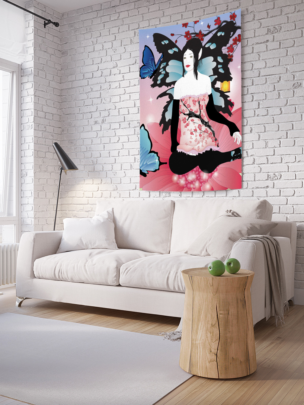 

Вертикальное фотопанно на стену JoyArty Загадочная фея 150x200 см, Загадочная фея