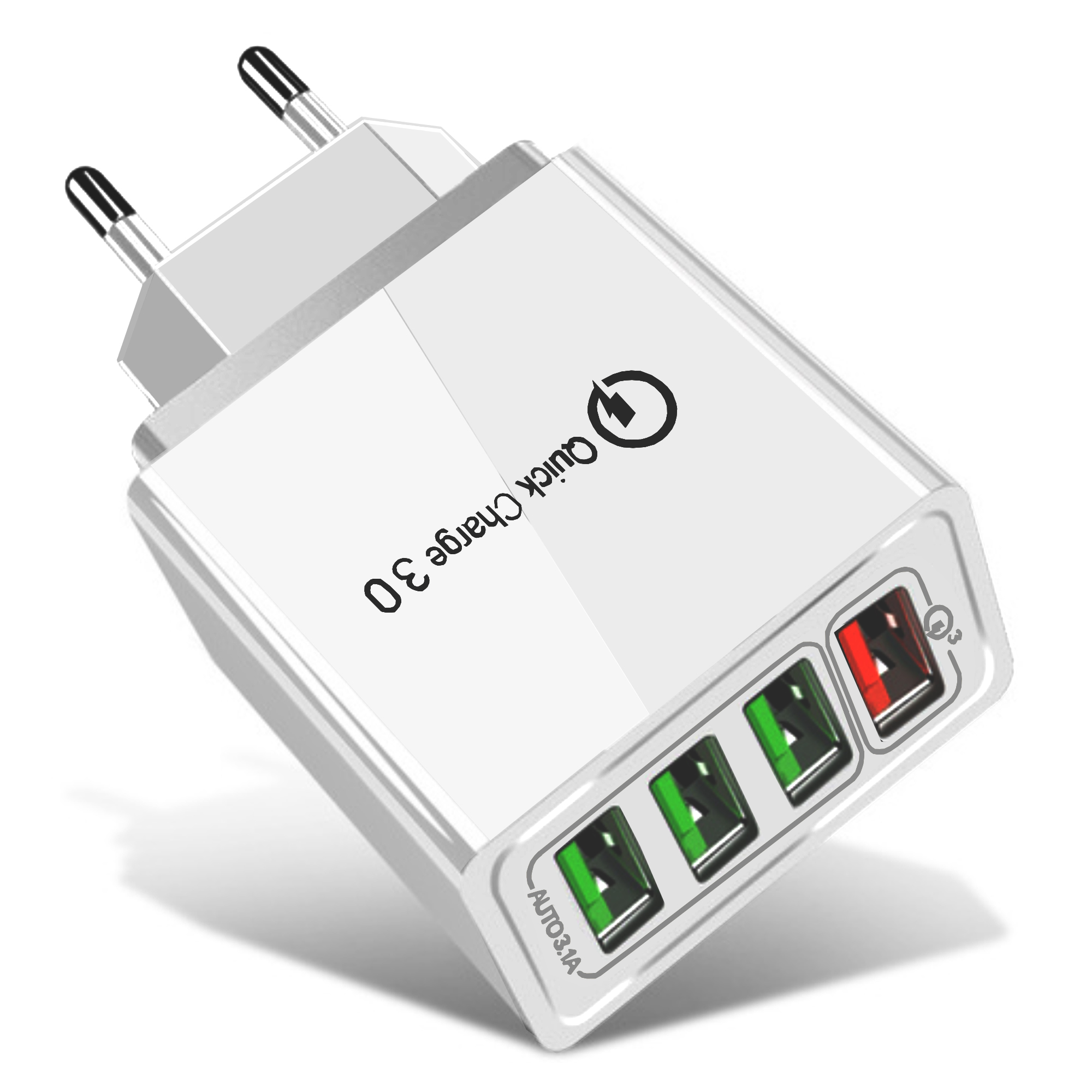 

Сетевое зарядное устройство SIMR SM386_Wh USB Type-C 4xUSB 3 А белый, SM386_Wh