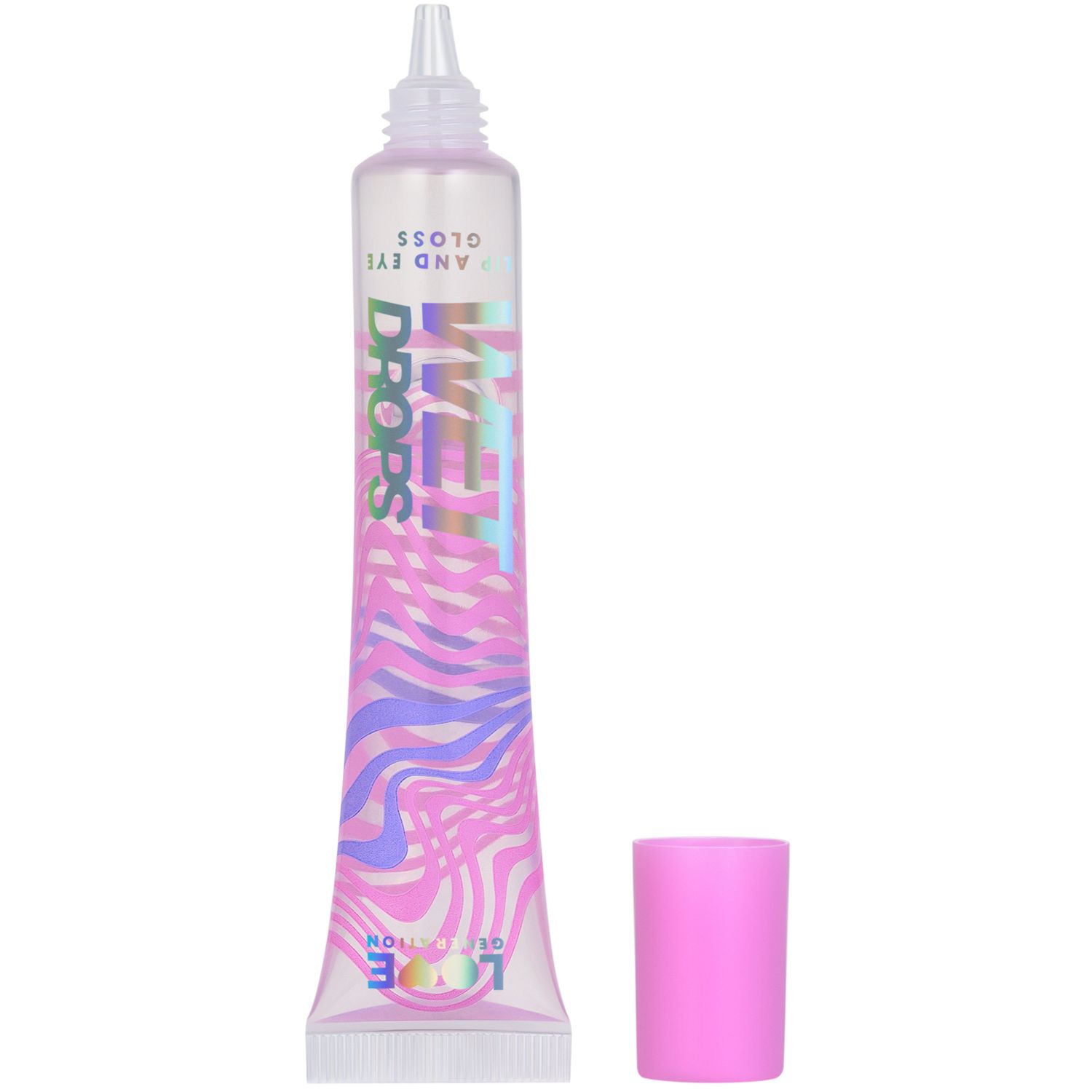 Блеск для век и губ Love Generation Wet Drops с эффектом стекла тон 01 Прозрачный 12 мл