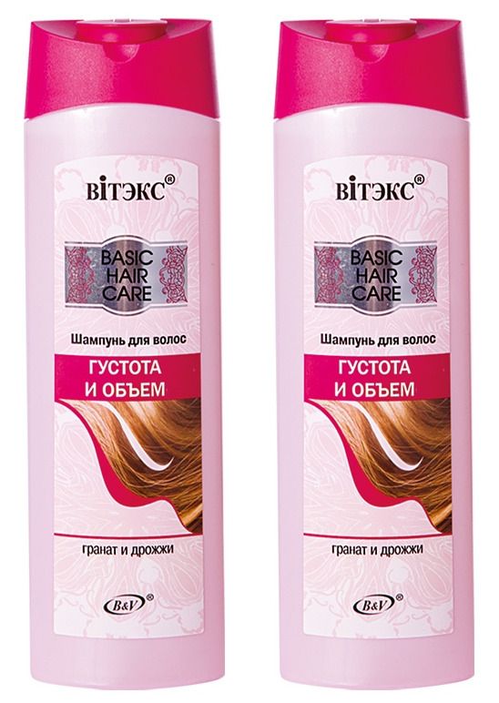 

Витэкс Basic Hair Шампунь для волос Густота и Объём, 470 мл, 2шт