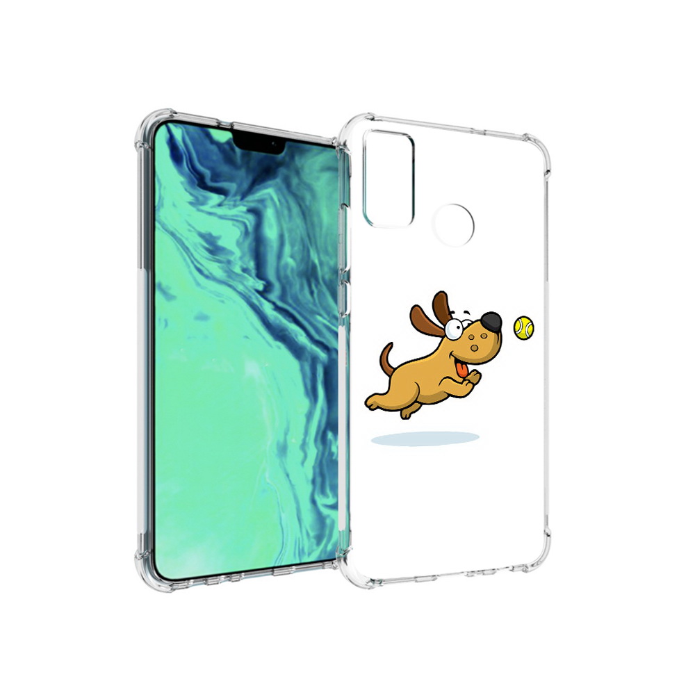 

Чехол MyPads Tocco для Huawei 9X Lite пёсик, Прозрачный, Tocco