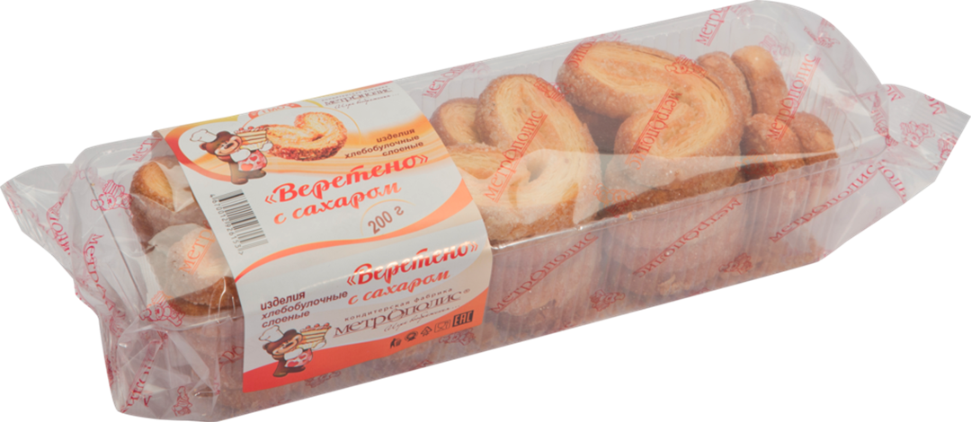 

Печенье КФ Метрополис веретено с сахаром 200 г
