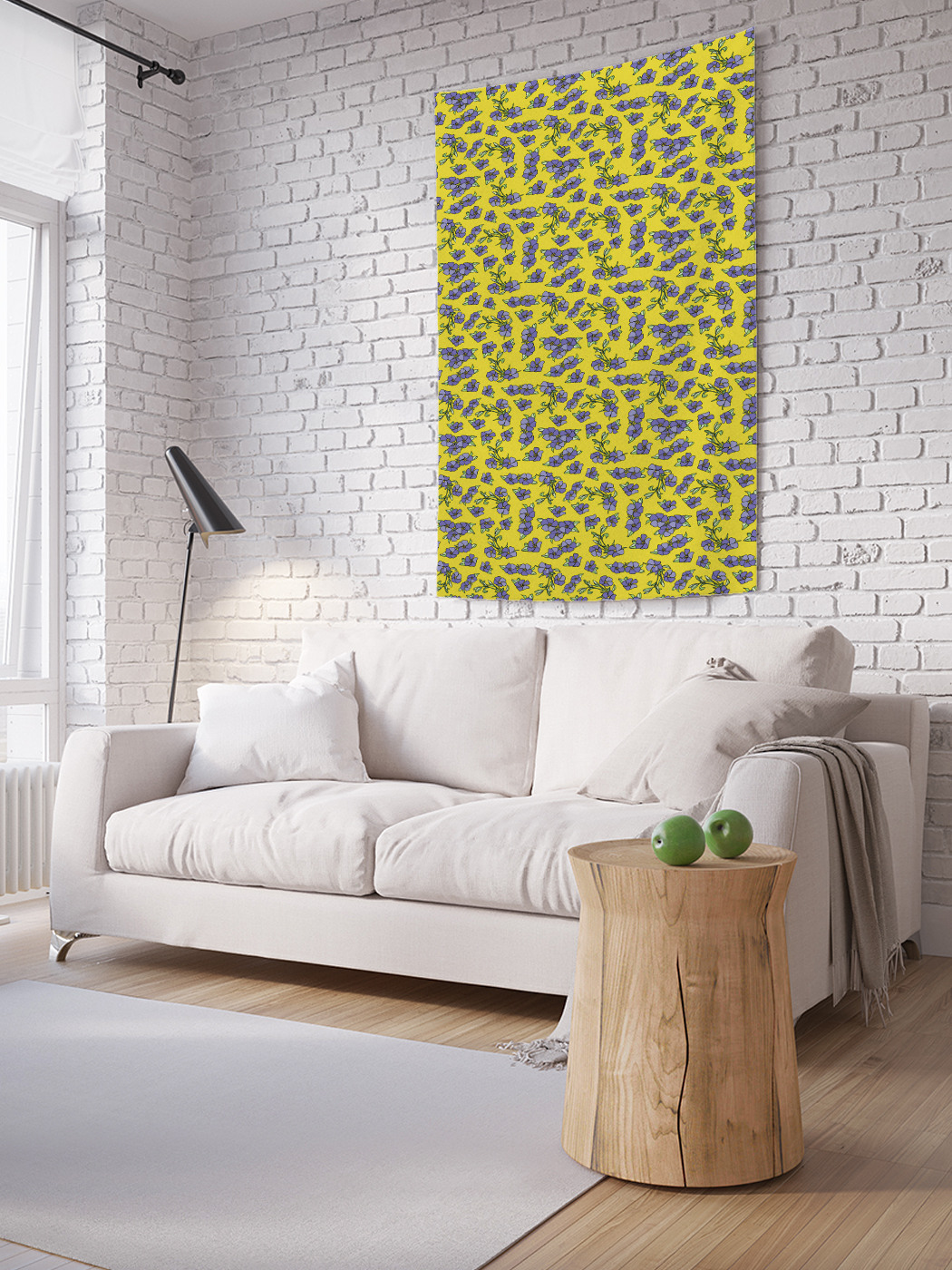 

Вертикальное фотопанно на стену JoyArty Небесные цветочки 150x200 см, Небесные цветочки