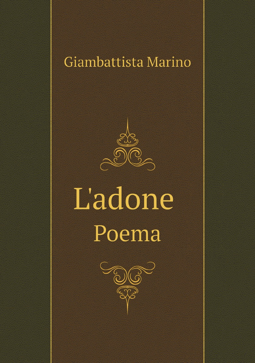 

L'adone (Italian Edition)