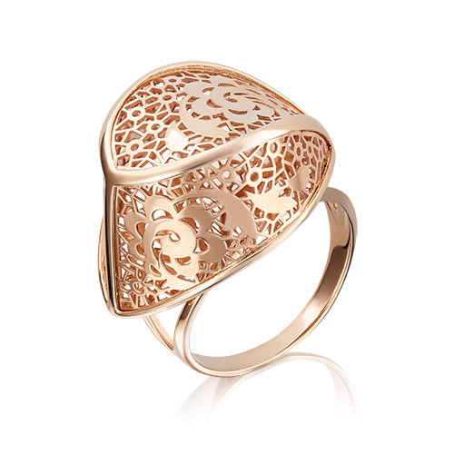 

Кольцо из красного золота р.  PLATINA jewelry 01-4771-00-000-1110-48, 01-4771-00-000-1110-48