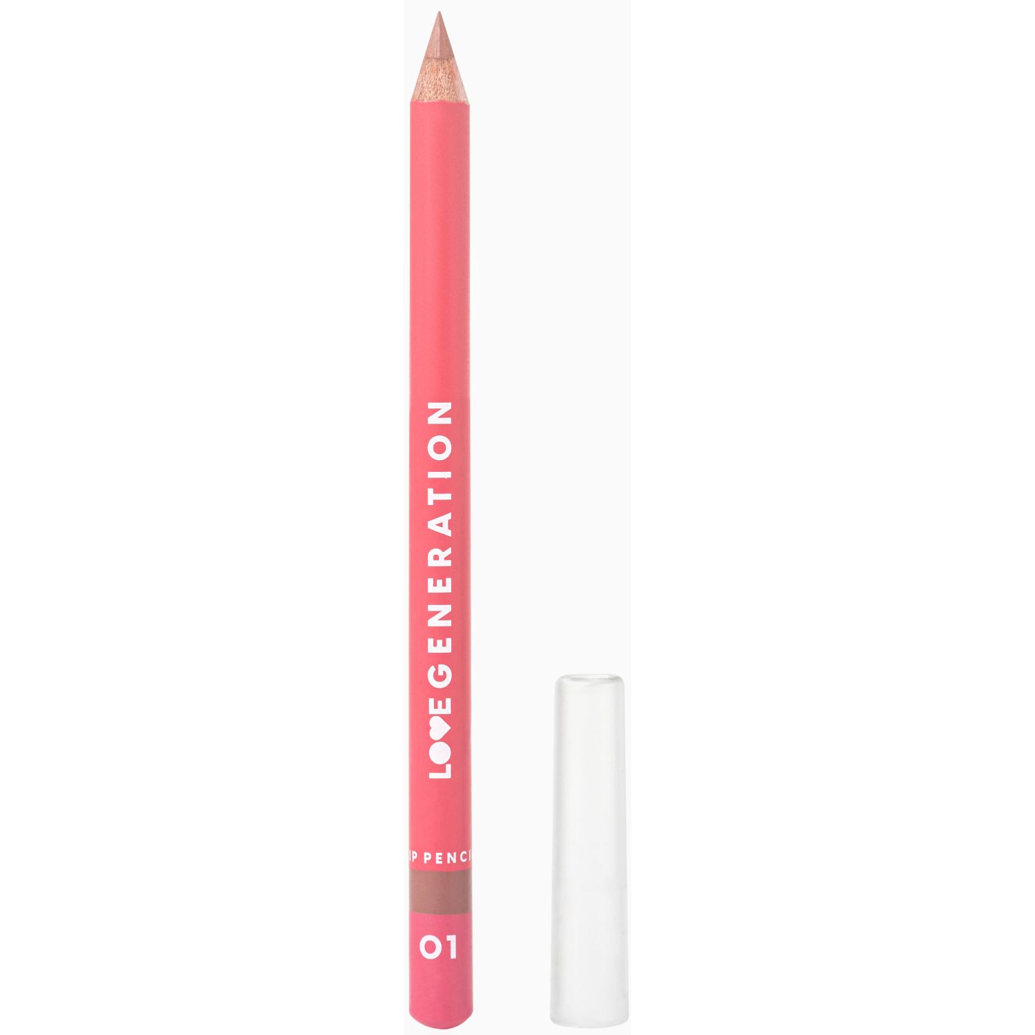Карандаш для губ LOVE GENERATION Lip Pencil контурный тон 01 Светло-бежевый 1,2 г