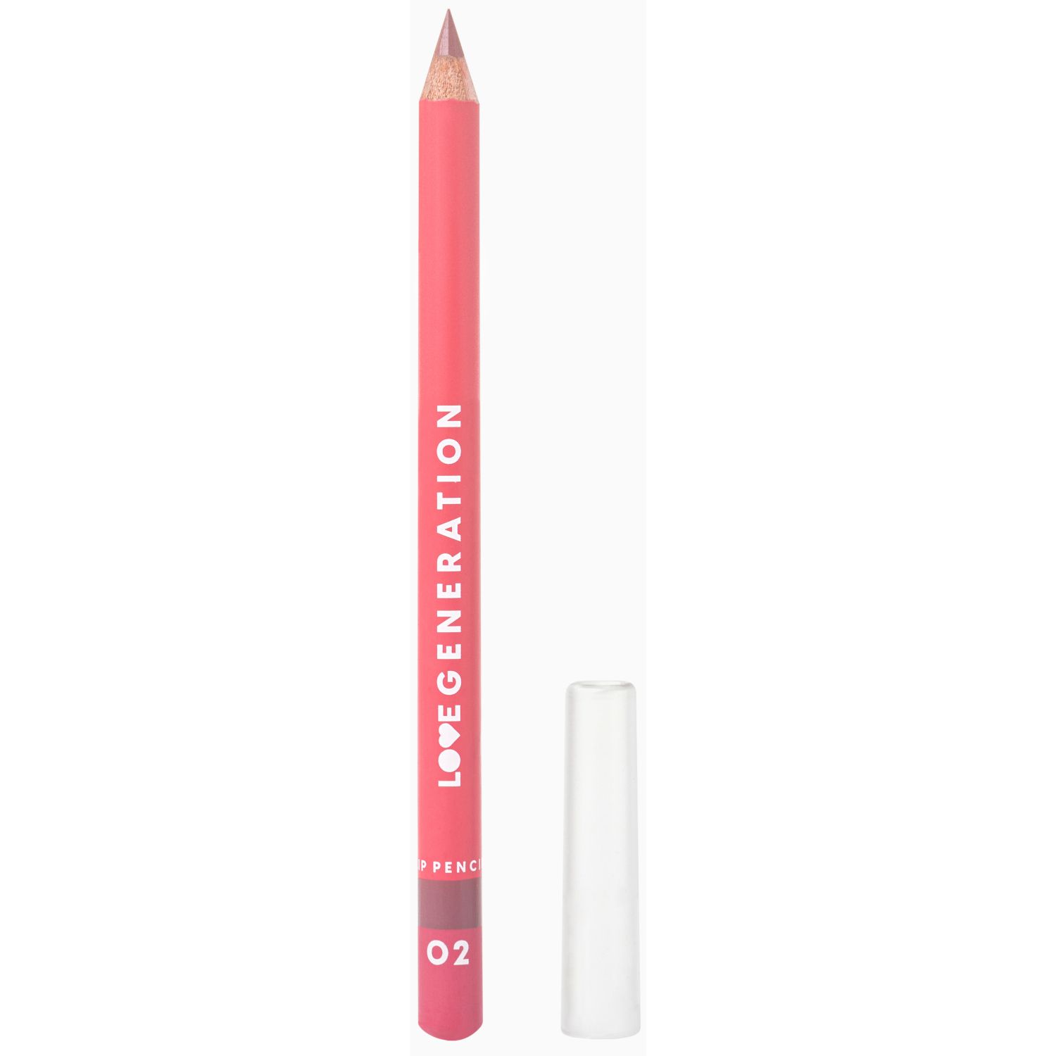 Карандаш для губ LOVE GENERATION Lip Pencil контурный тон 02 Светло-коричневый 1,2 г