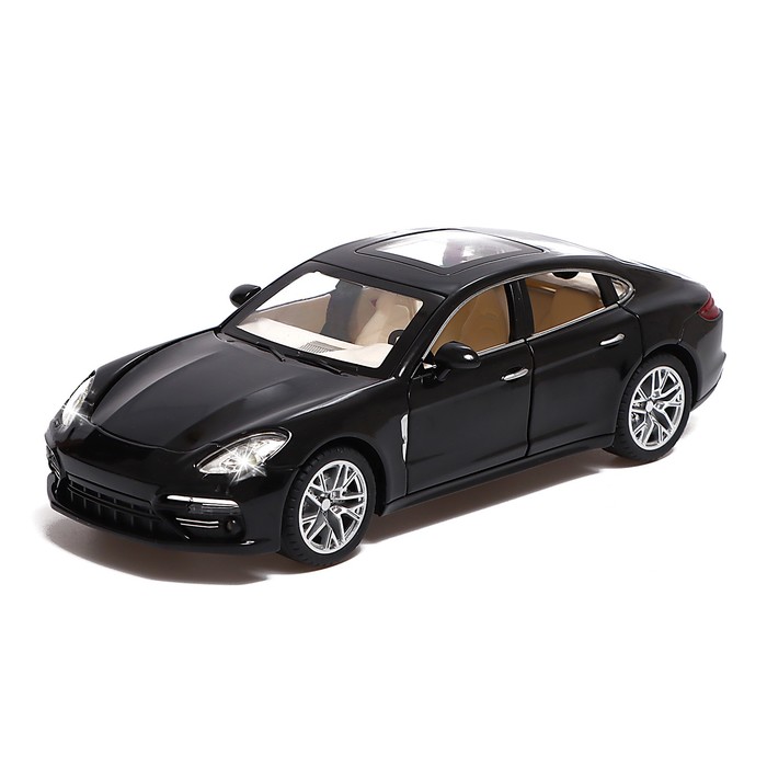 

Машина металлическая Porsche Panamera, 1:24, открываются двери, капот, багажник цвет черны