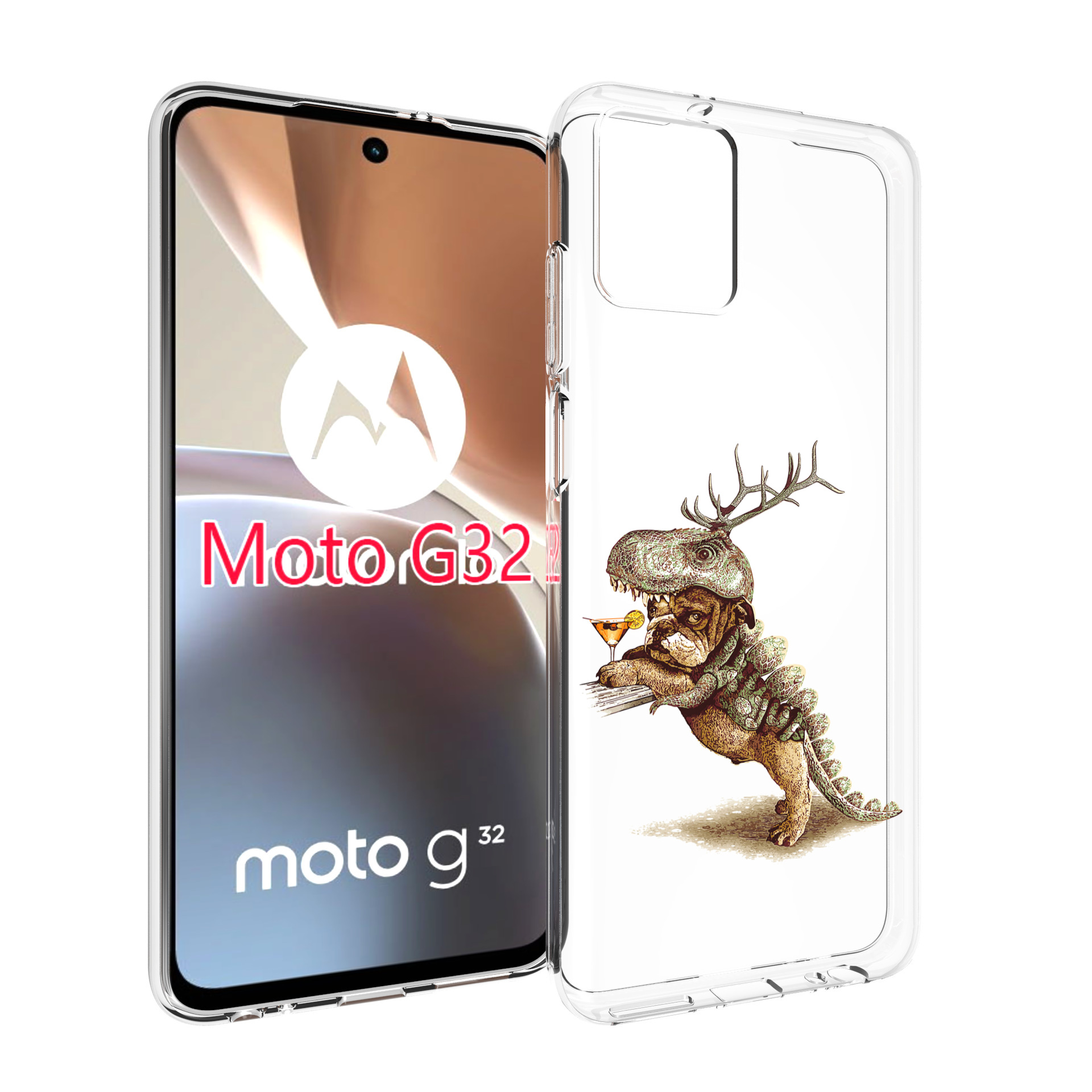 

Чехол MyPads тематическая вечеринка для Motorola Moto G32, Прозрачный, Tocco