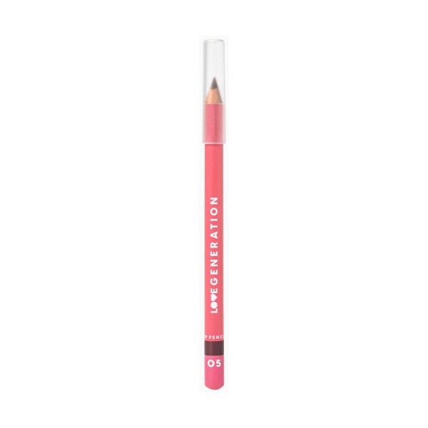 Карандаш для губ LOVE GENERATION Lip Pencil контурный, №05 темный серо-коричневый, 1,2 г карандаш для глаз shinewell тёмно коричневый тон 2