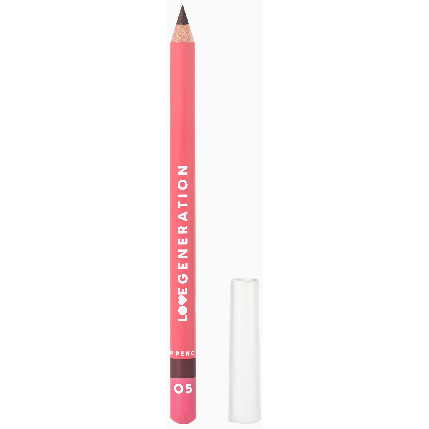 Карандаш для губ LOVE GENERATION Lip Pencil контурный тон 05 Темный серо-коричневый 1,2 г