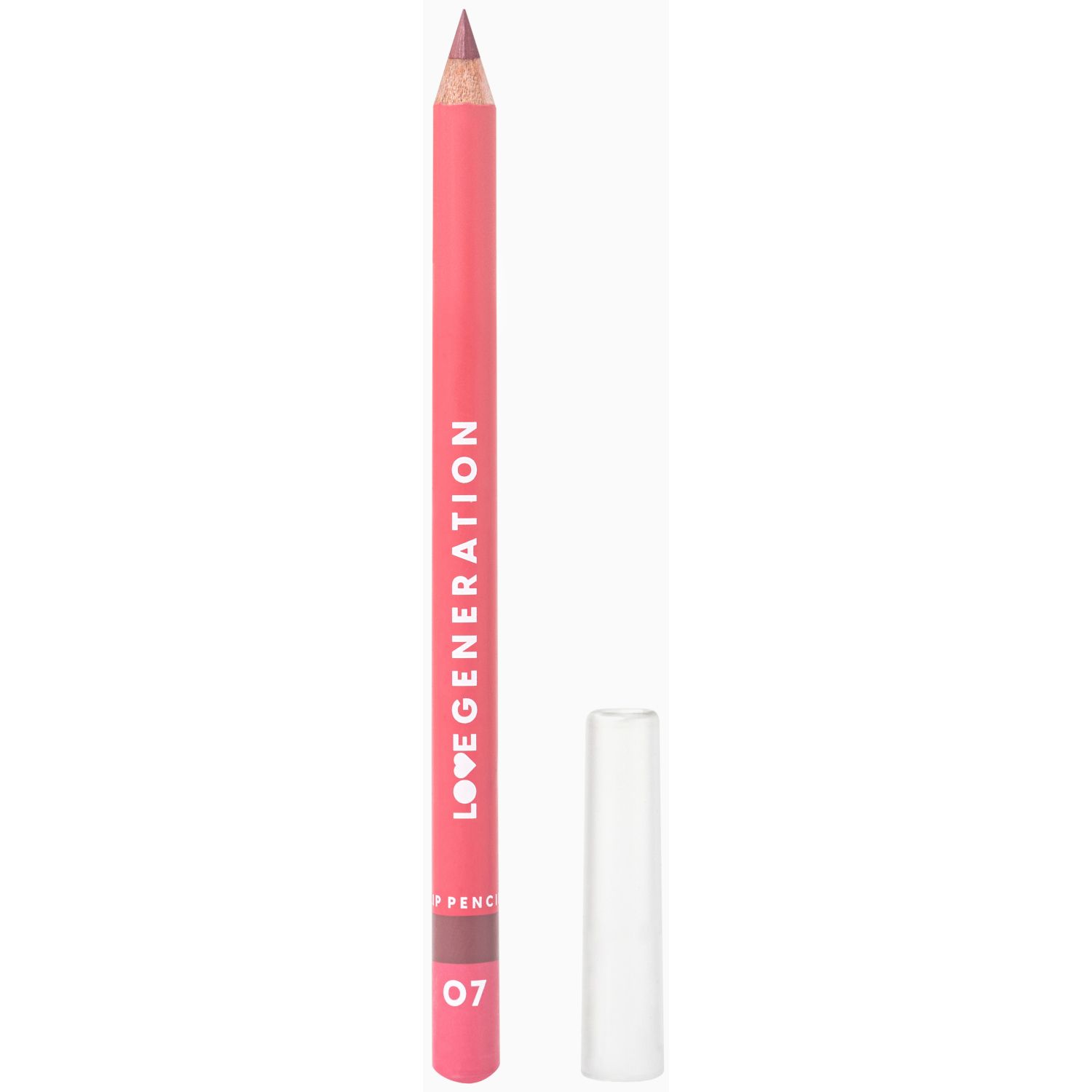 Карандаш для губ LOVE GENERATION Lip Pencil контурный тон 07 Холодный коричневый 1,2 г