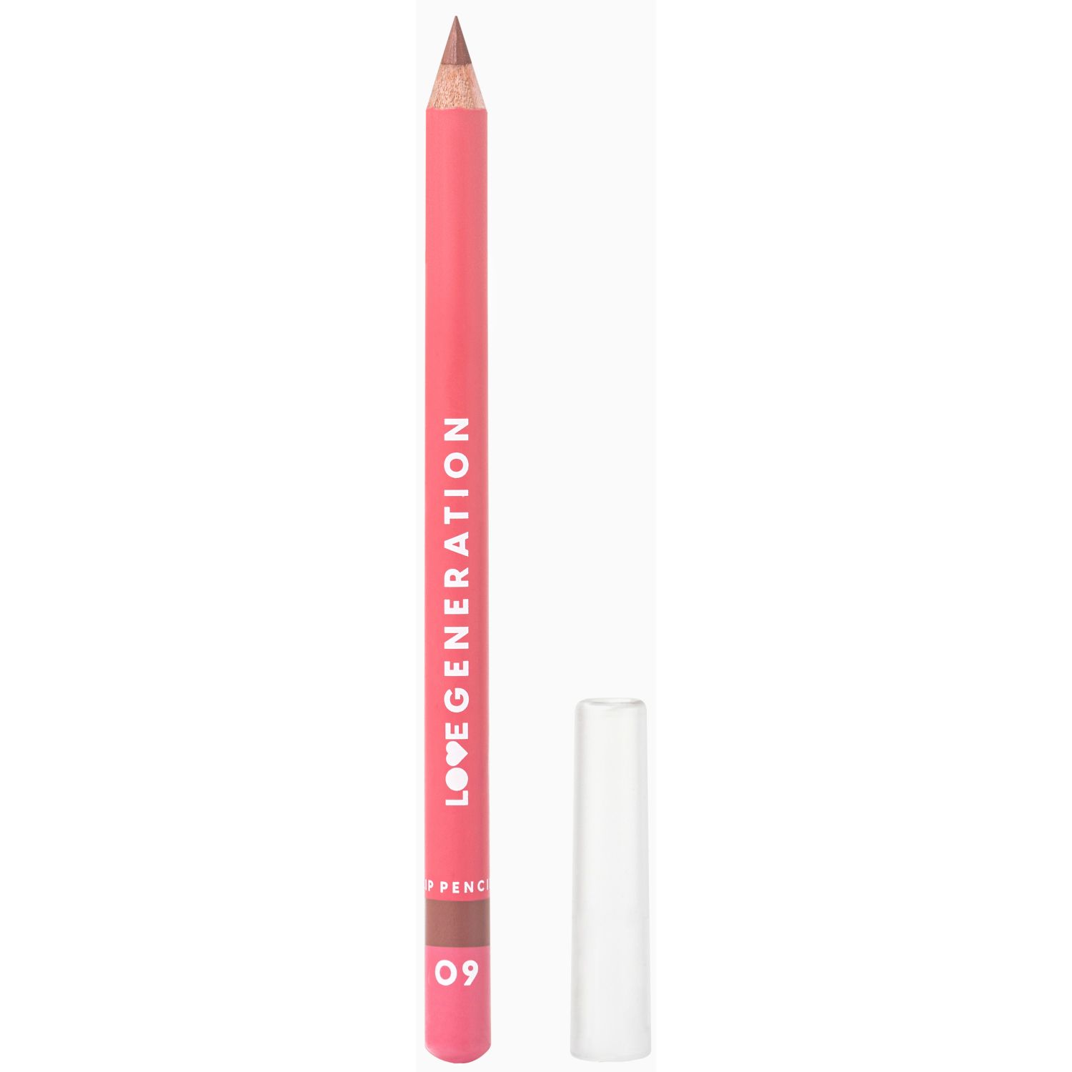 

Карандаш для губ LOVE GENERATION Lip Pencil контурный тон 09 Шоколадный 1,2 г, Коричневый