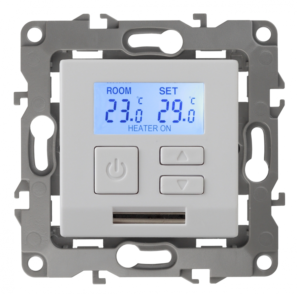 Терморегулятор универсальный для теплого пола (белый) Эра 12-4111-01 (Б0031271)