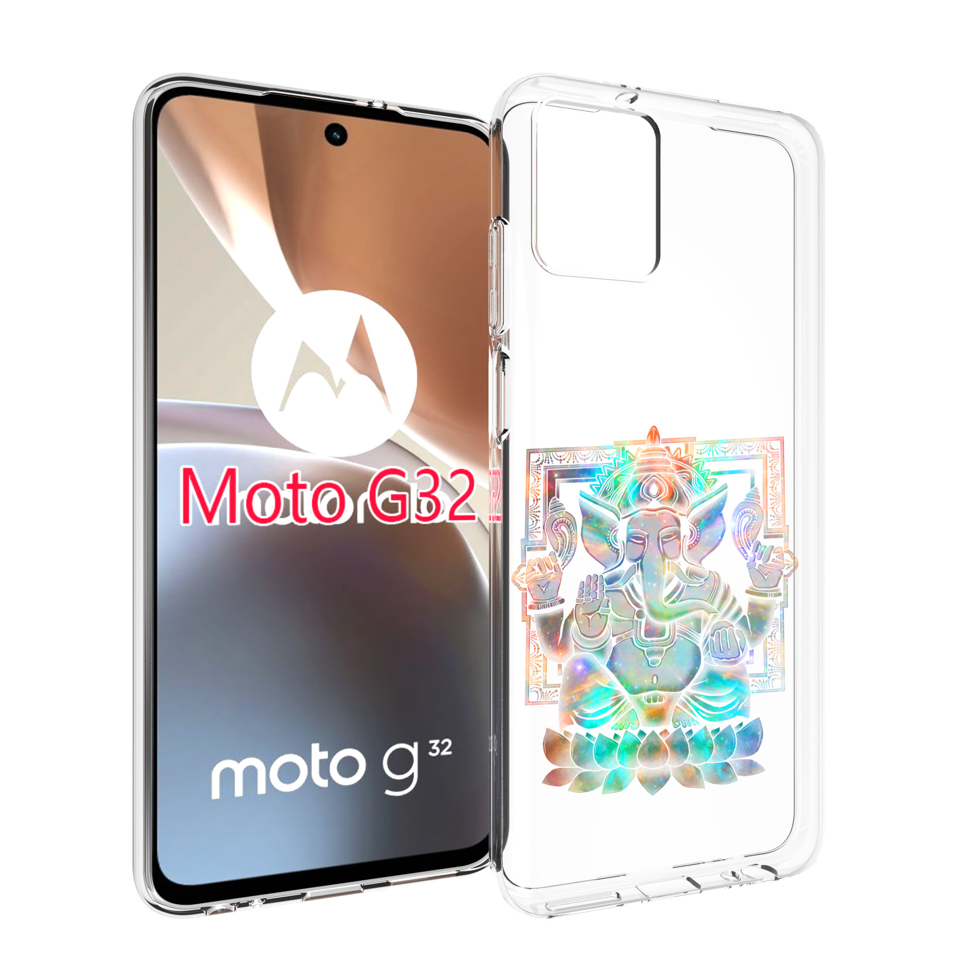 Чехол MyPads умный слон для Motorola Moto G32