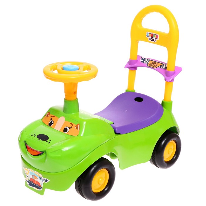 фото Машина-каталка zarrin tinytot, с клаксоном, цвет салатовый zarrin toys