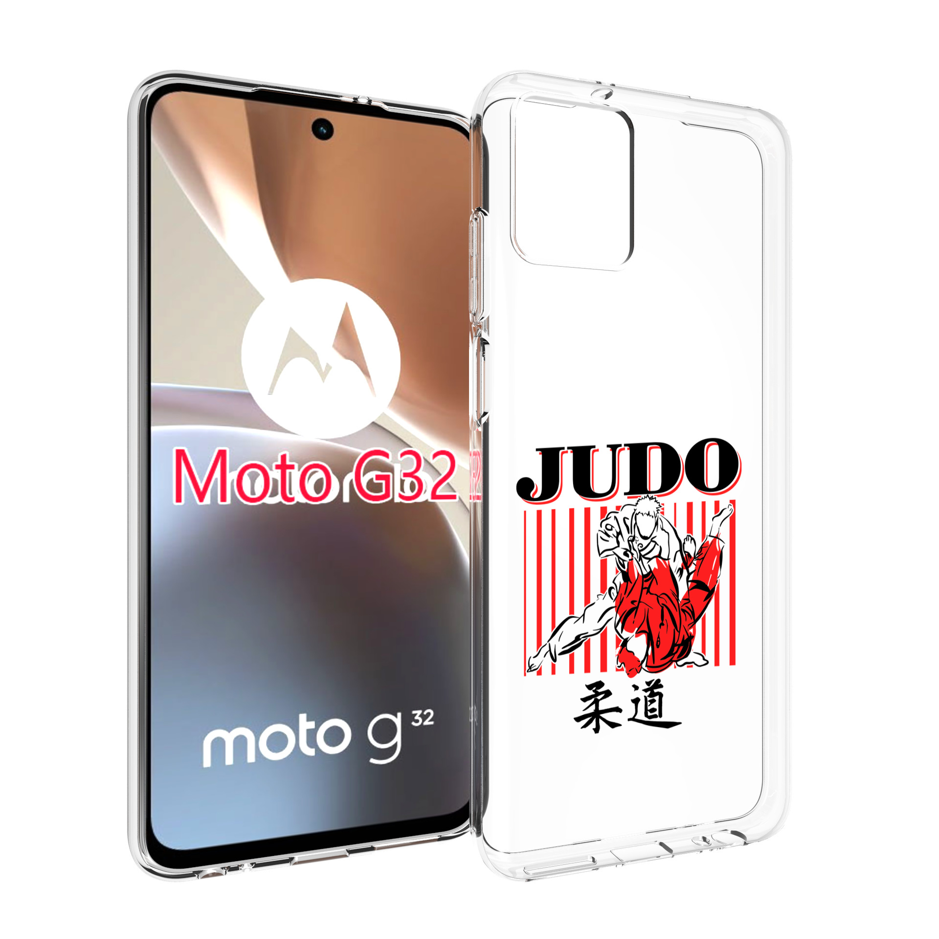

Чехол MyPads Дзюдо для Motorola Moto G32, Прозрачный, Tocco